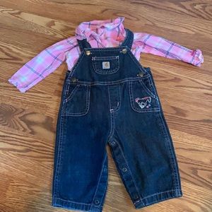 Carhartt baby girl overalls